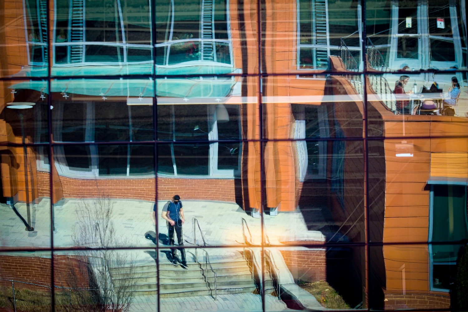 Window reflections outside Talley