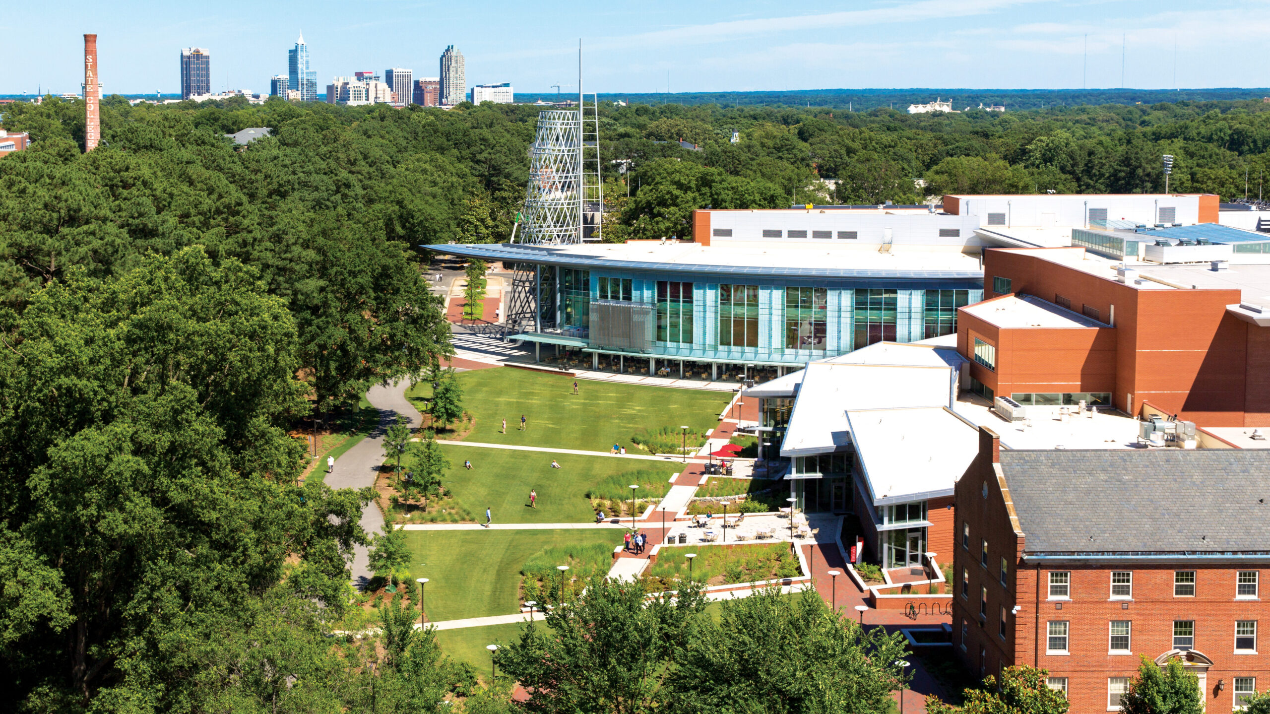 Aerial shot of Main Campus